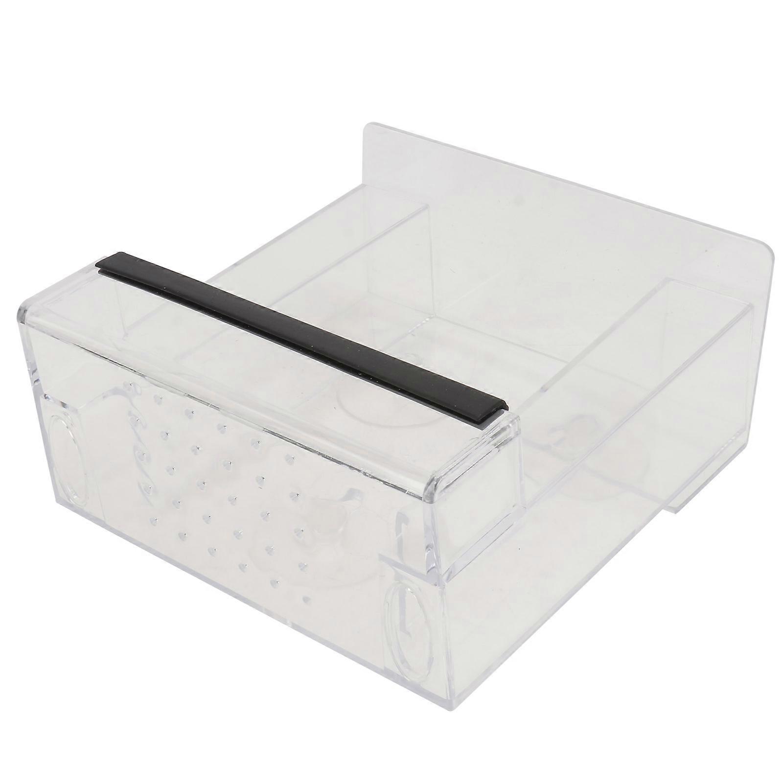 Accurate Transparent Bird Food Feeding Container for Outdoor Use 1Pcs