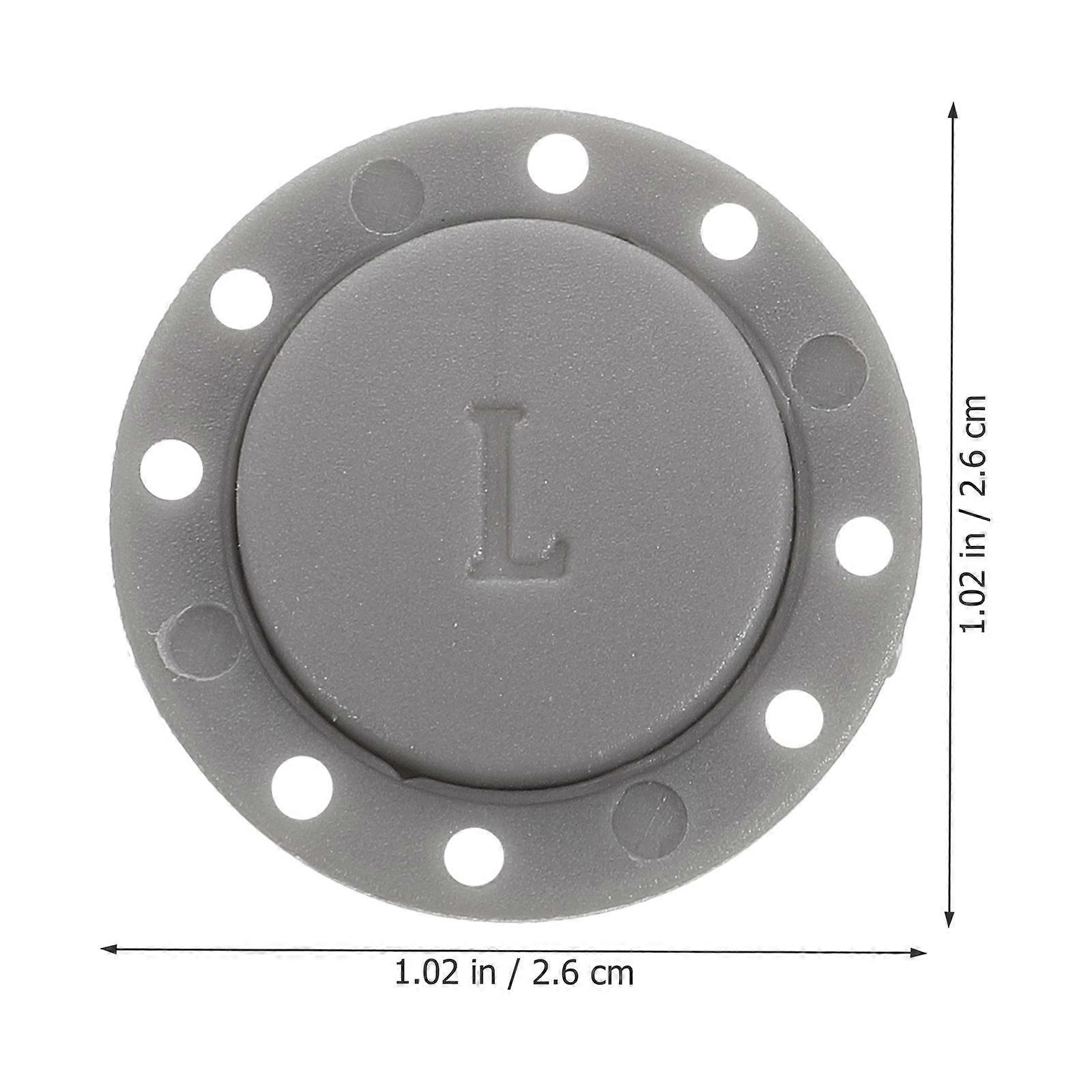 Sew on Magnetic Snaps Magnetic Buckle for Cardigans Grey Nylon Diy Tailor 6pairs