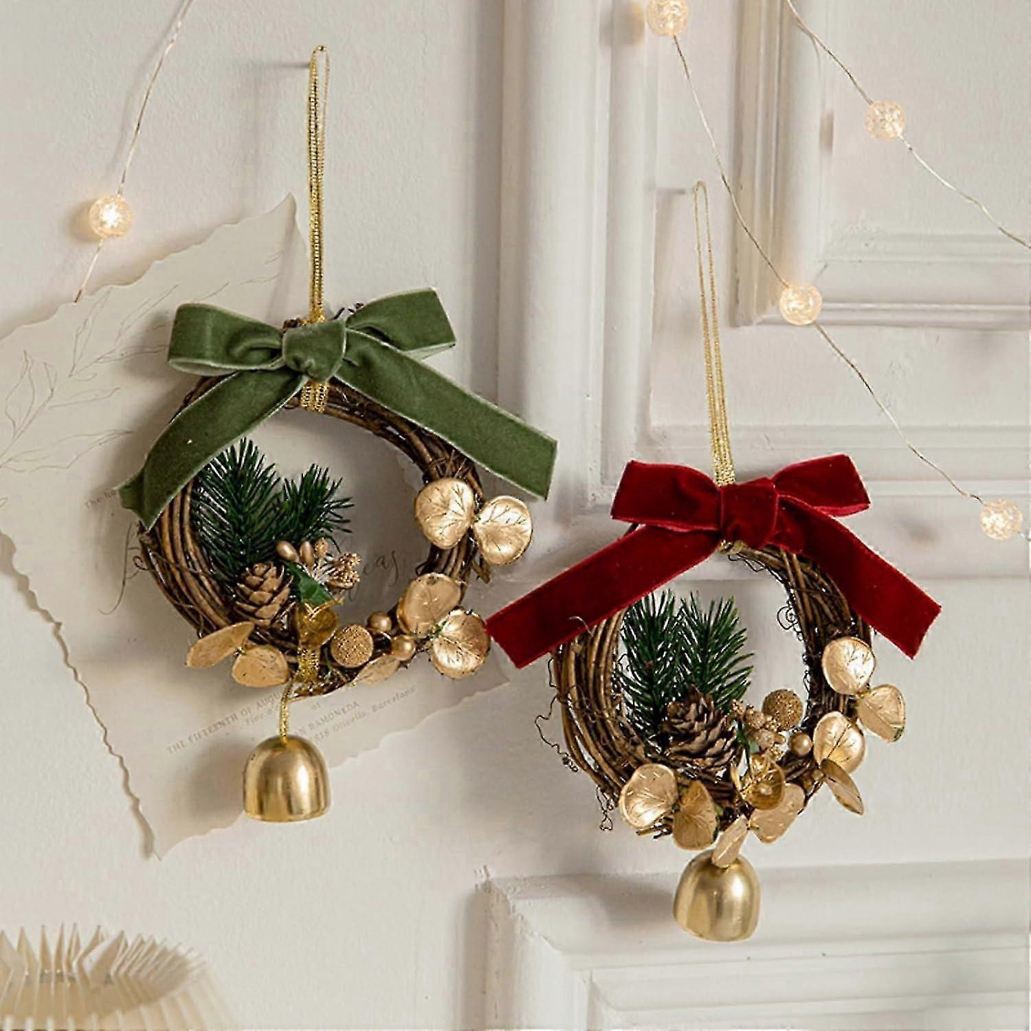 Christmas Jingle Bells Holiday Door Knob Hanger Decoration,Christmas Jingle Bells Door Hanger,Home Dcor,Holiday Tree/Door/Wall Hanging Ornament for DI