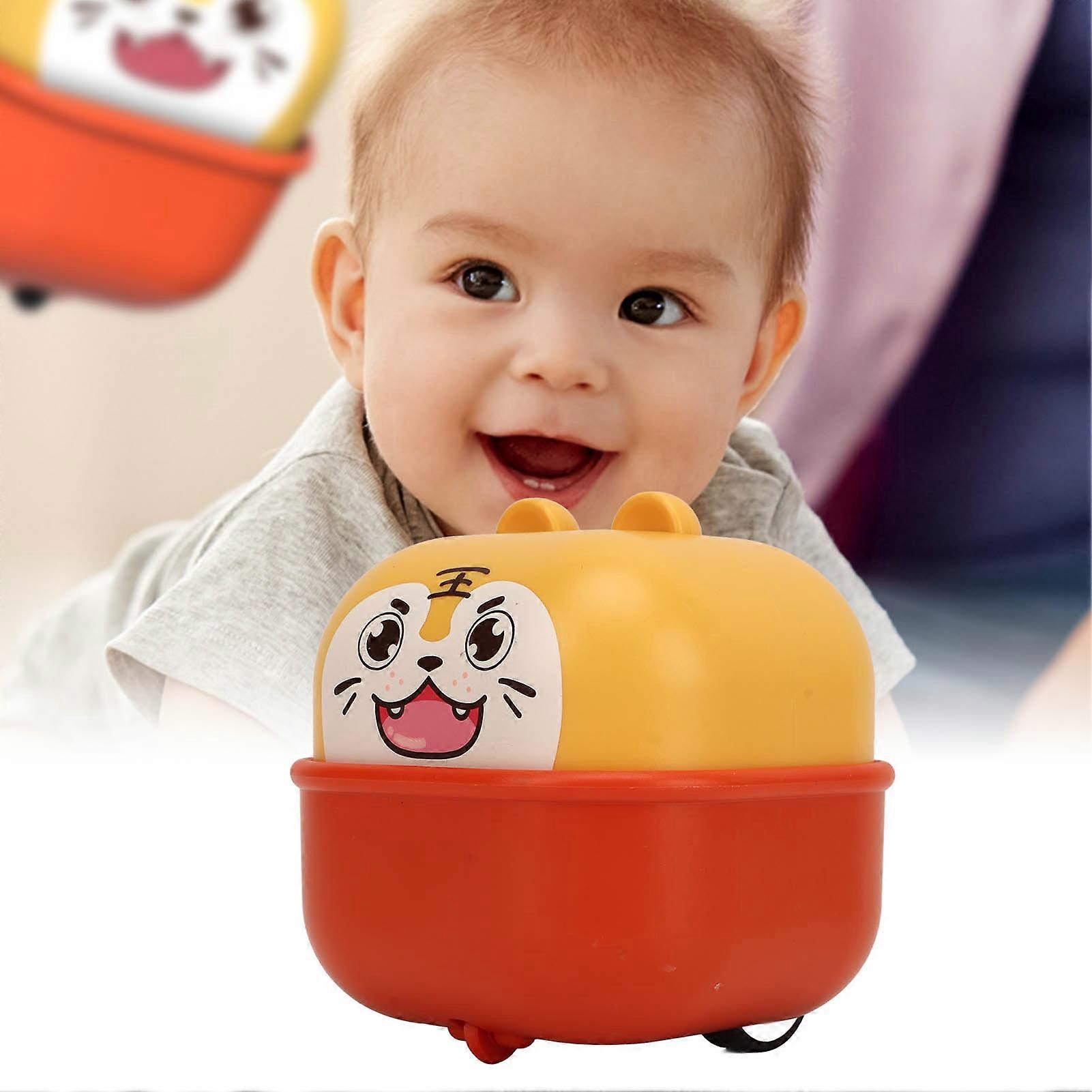 Baby Push and Go Car Tiger Toy, Plastic, 99g, Glossy Surface