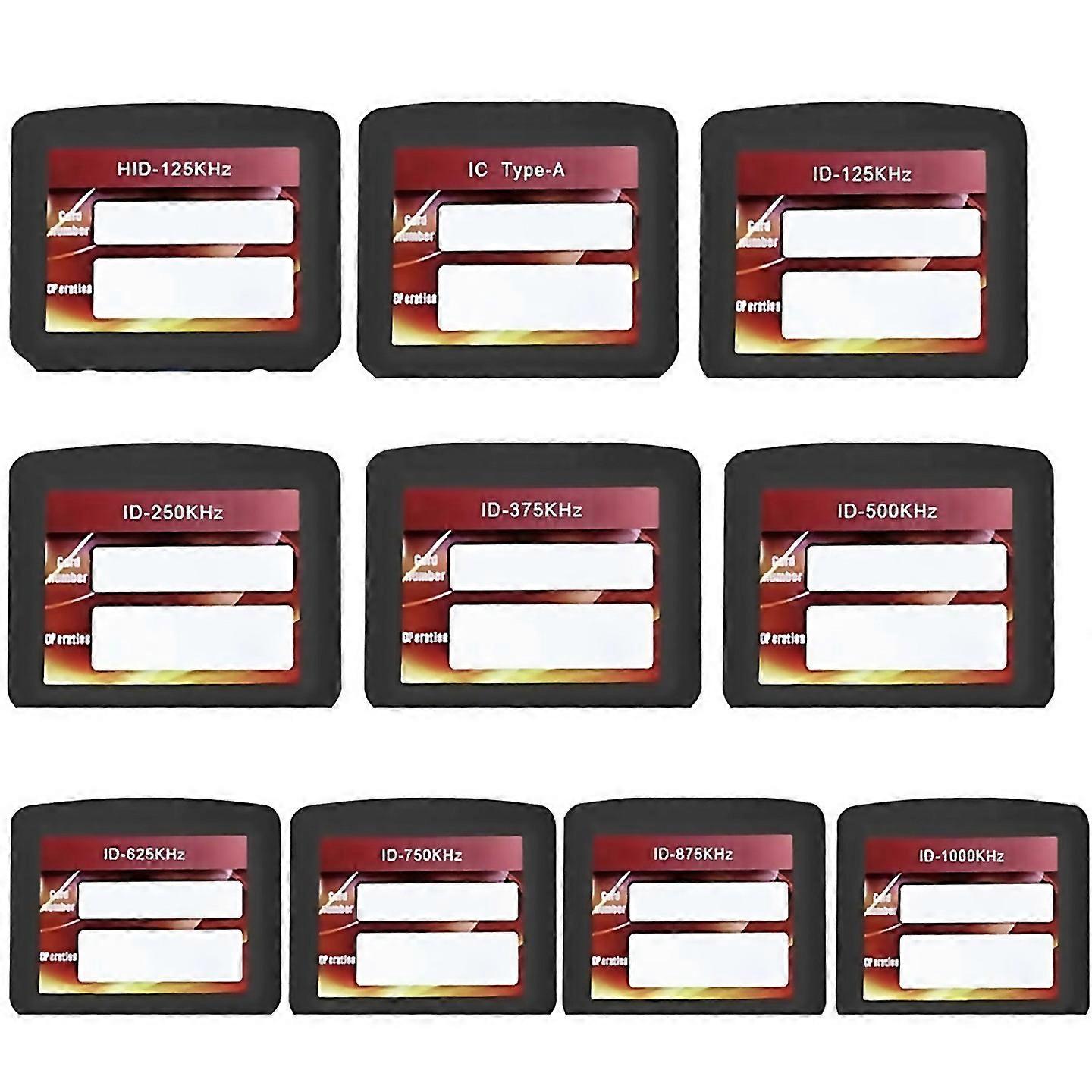 For 10 Frequency Rfid Card Reader Writer Duplicator5xuid Cardkeychain