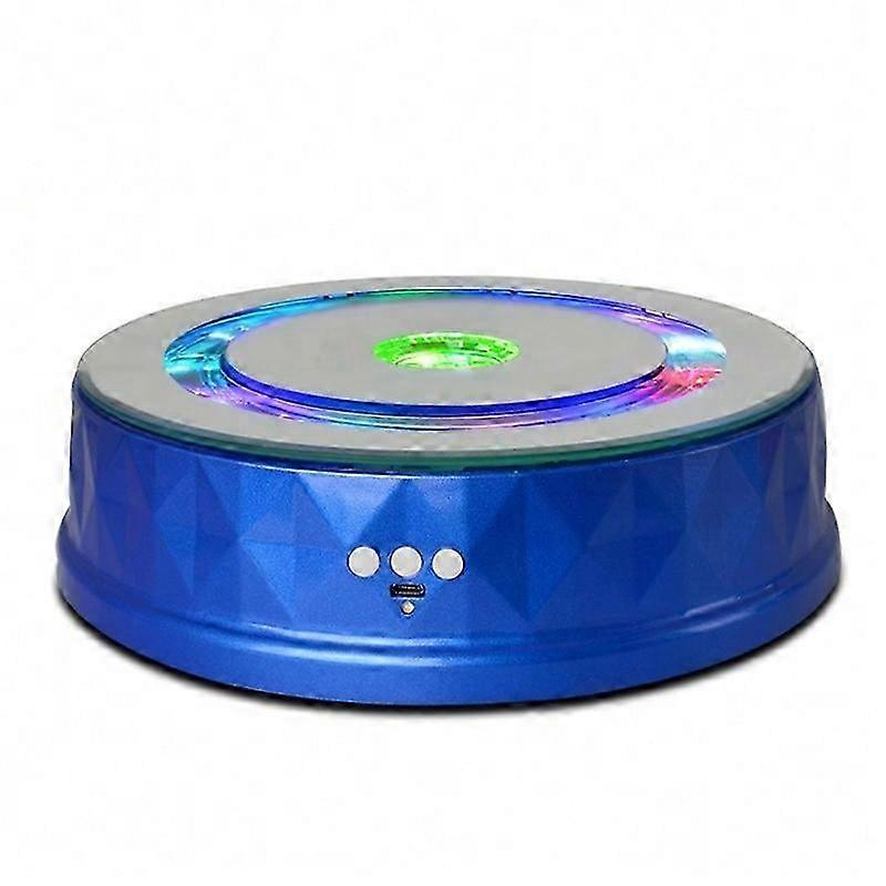 LED Light ectric Rotating Turntable Display Stand