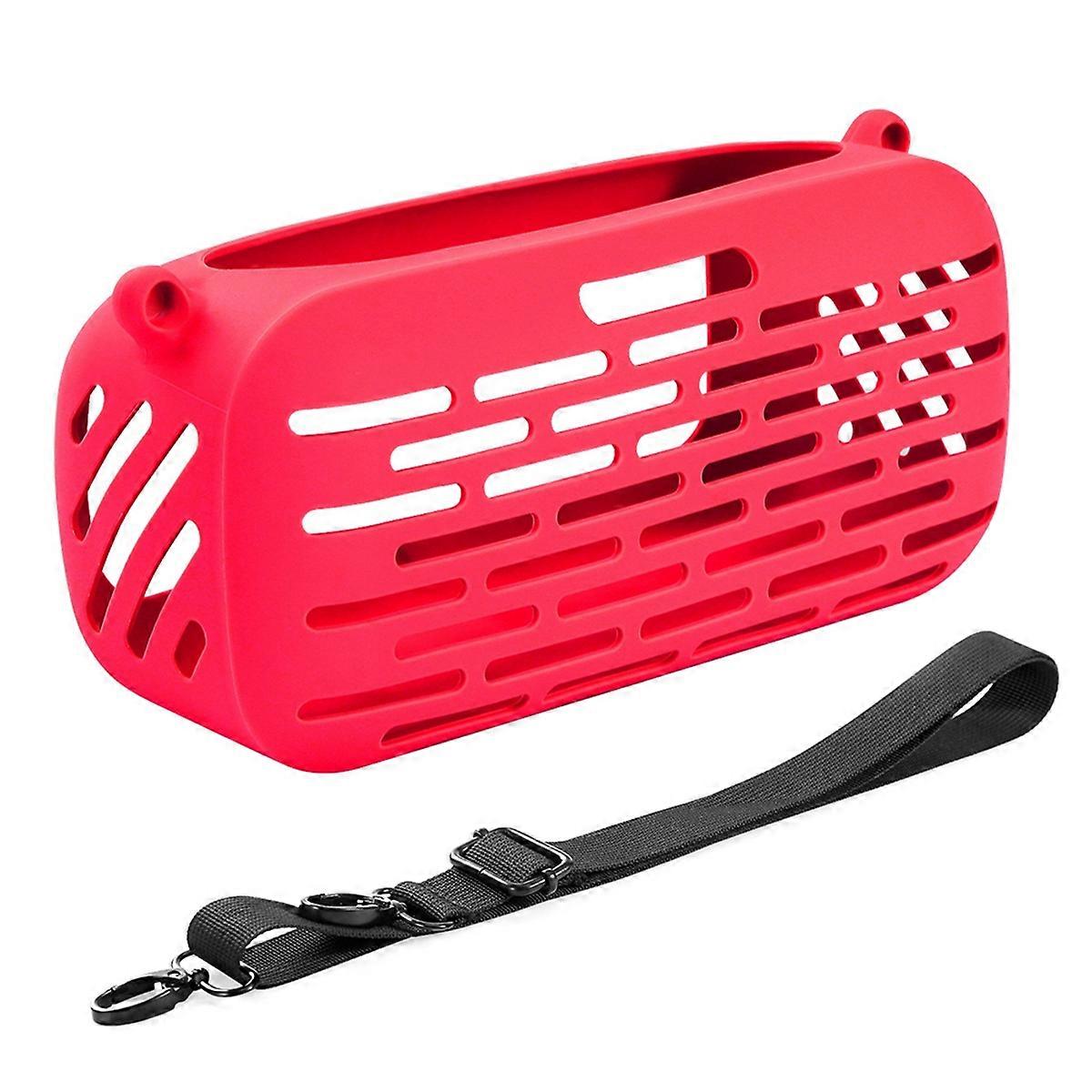 Silicone Cover Case for SoundLink Max Portable Speaker Anti-Scratch with ShoulderStrap Carrying Protector A