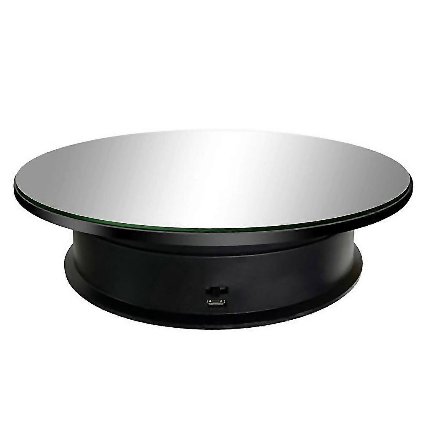 For Rotating Mirror Display Stand 2 Speeds Maximum Weight 3kg Black
