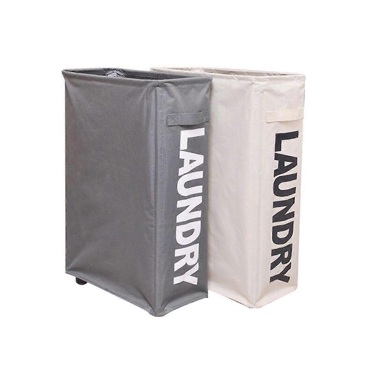 Rolling Slim Laundry Basket With Stand