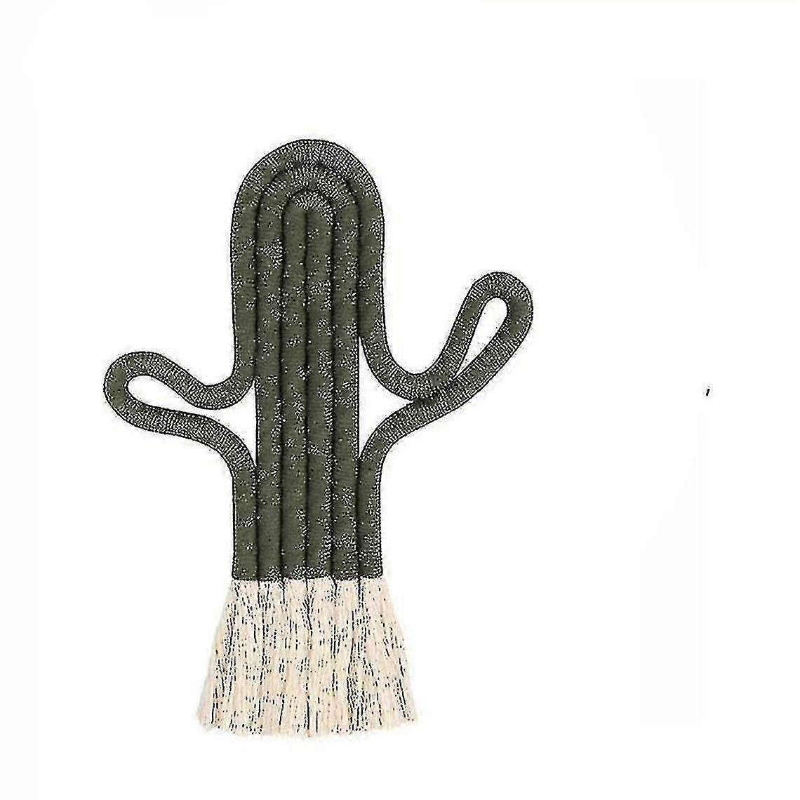 Cactus Shape Wall Hanging, Nordic Decorative Tapestry