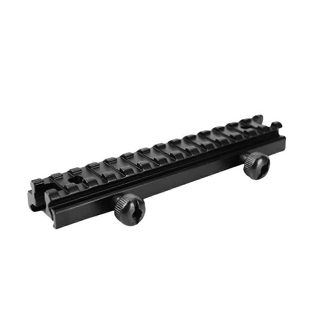 18MM Height See Through Type Riser Rifle Mount Base 20MM P/W Rail Mount Picatinny Weaver Rail Compatible AR Style