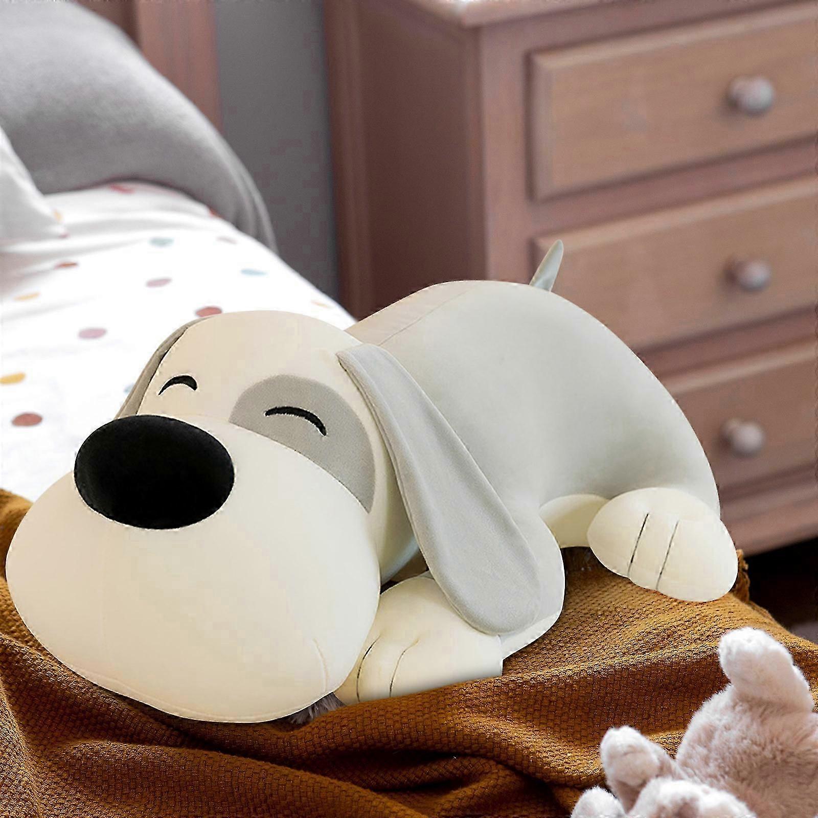 Very Soft Dog Hugging Body Pillow Large Puppy Stuffed Animals Soft Cuddle Shiba Inu Corg Brown Yellow