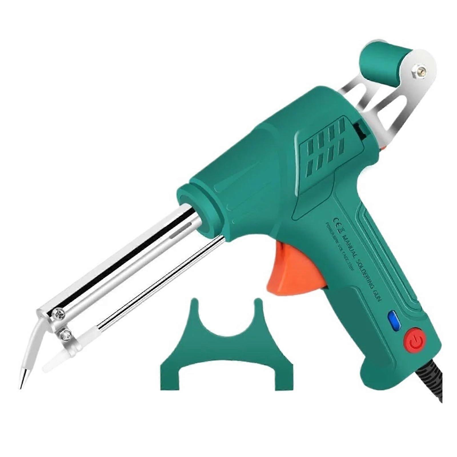 60W Electronic Soldering Iron Kit Soldering Gun With Light Switch External Heat Equipment For Microchip Gun Only