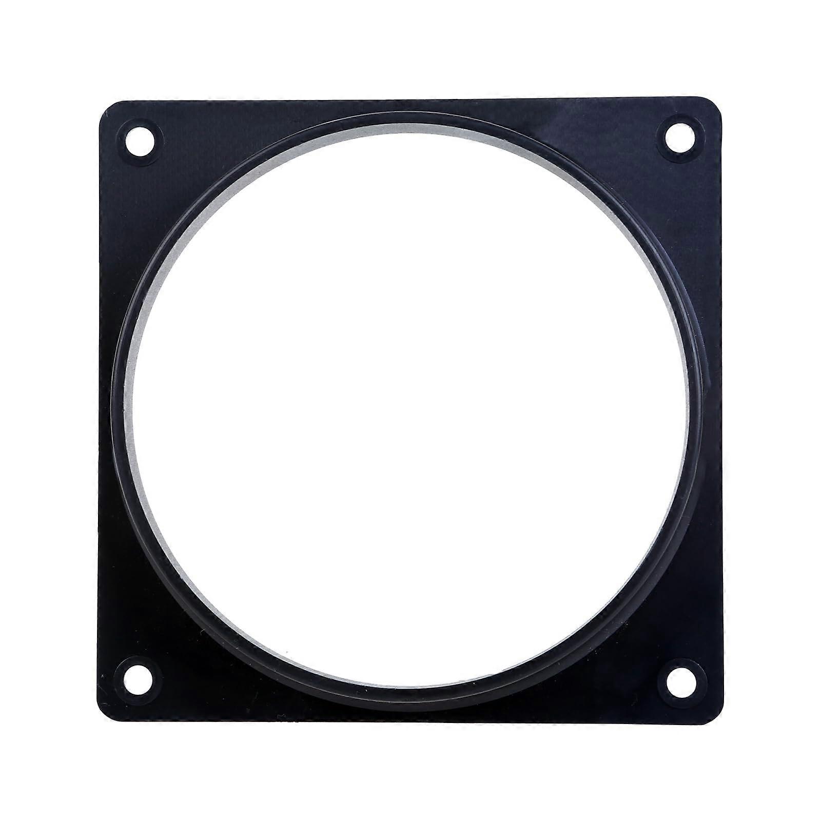 Air Duct Mounting Plate 12x12cm Connector for Fan and Air Joint, 5mm Screw Hole Diameter, Compatible with Standard Ducts