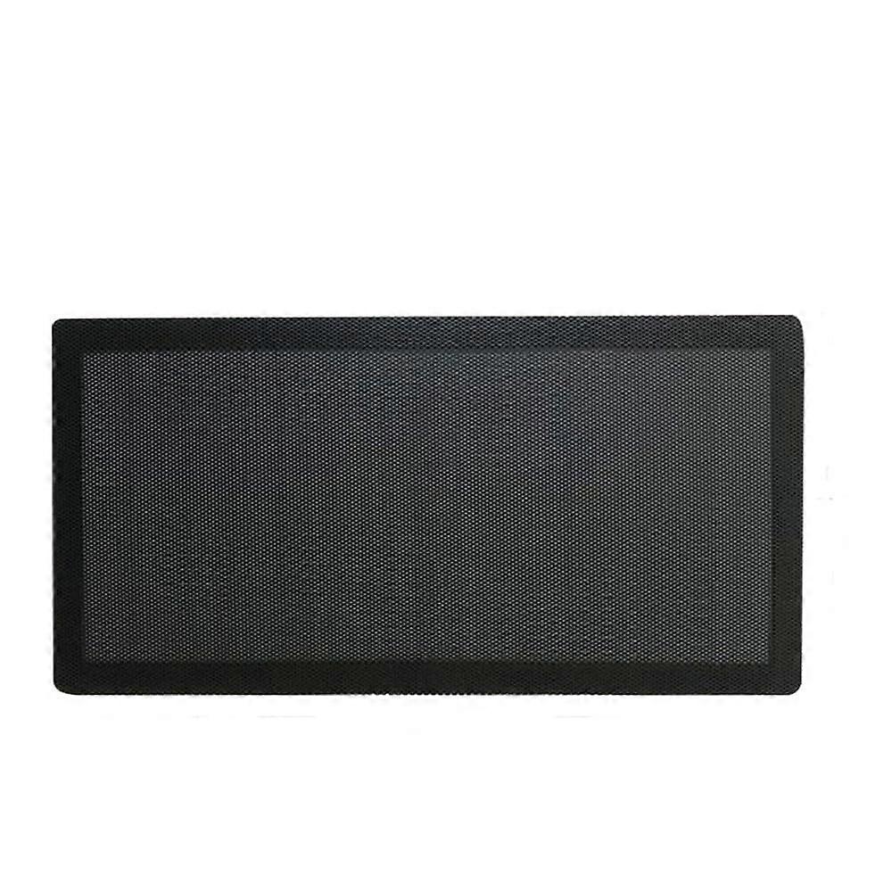 PC Fan Dust Filter Magnetic Frame for Computer Fan Grills Black Dust Mesh 12x24cm PC Cooler Screen Dustproof Case Covers