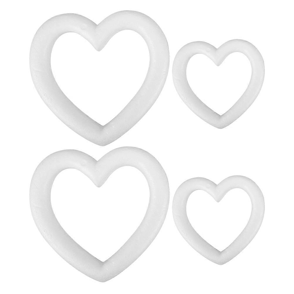DIY Heart Foam Models for Decoration 12Pcs Wedding and Valentine Hollow Shapes