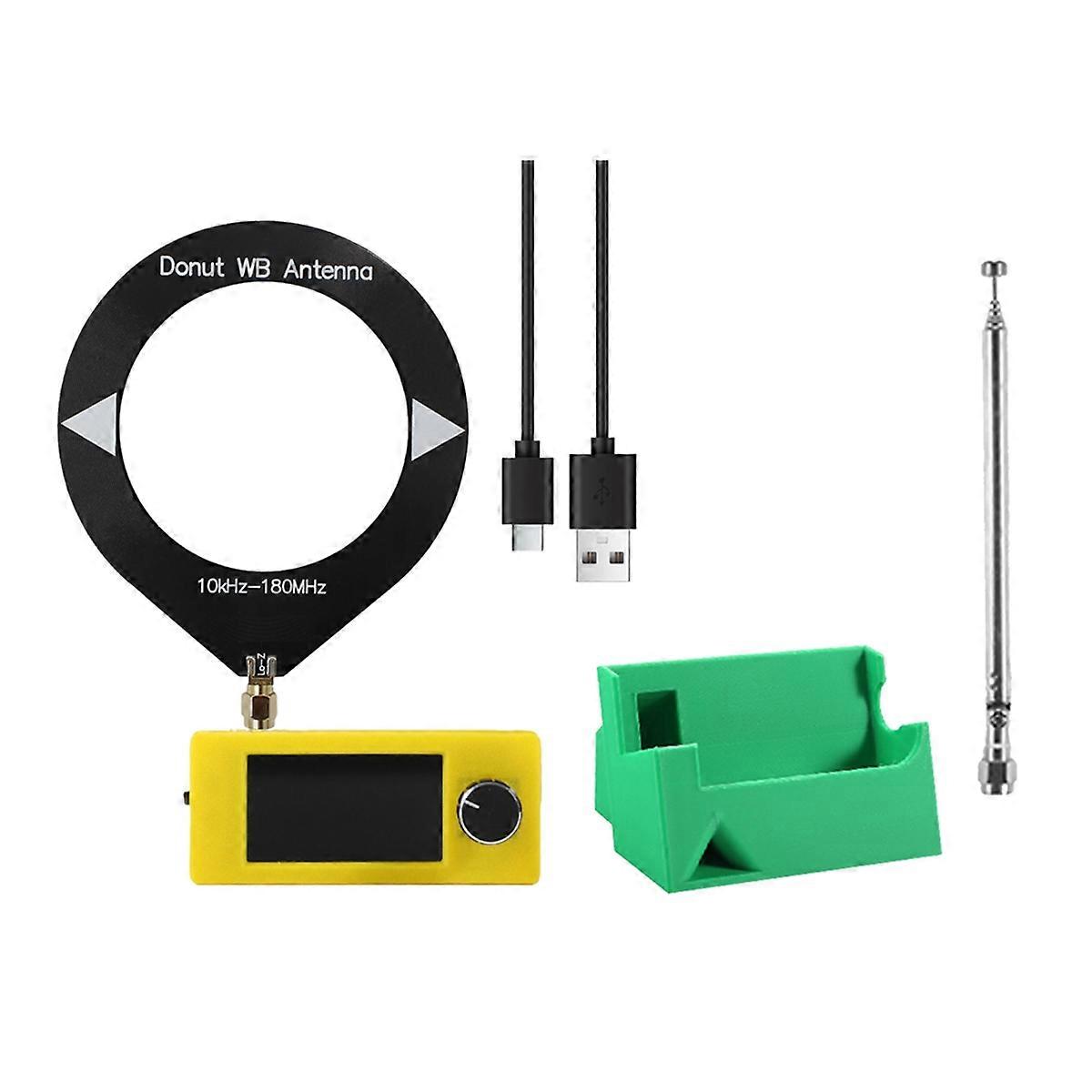 SI4732 Radio Receiver Kit 10-180MHz 1.9inch Display SI4732 Mini Radio Shortwave Radio FM/AM/LSB/USB+