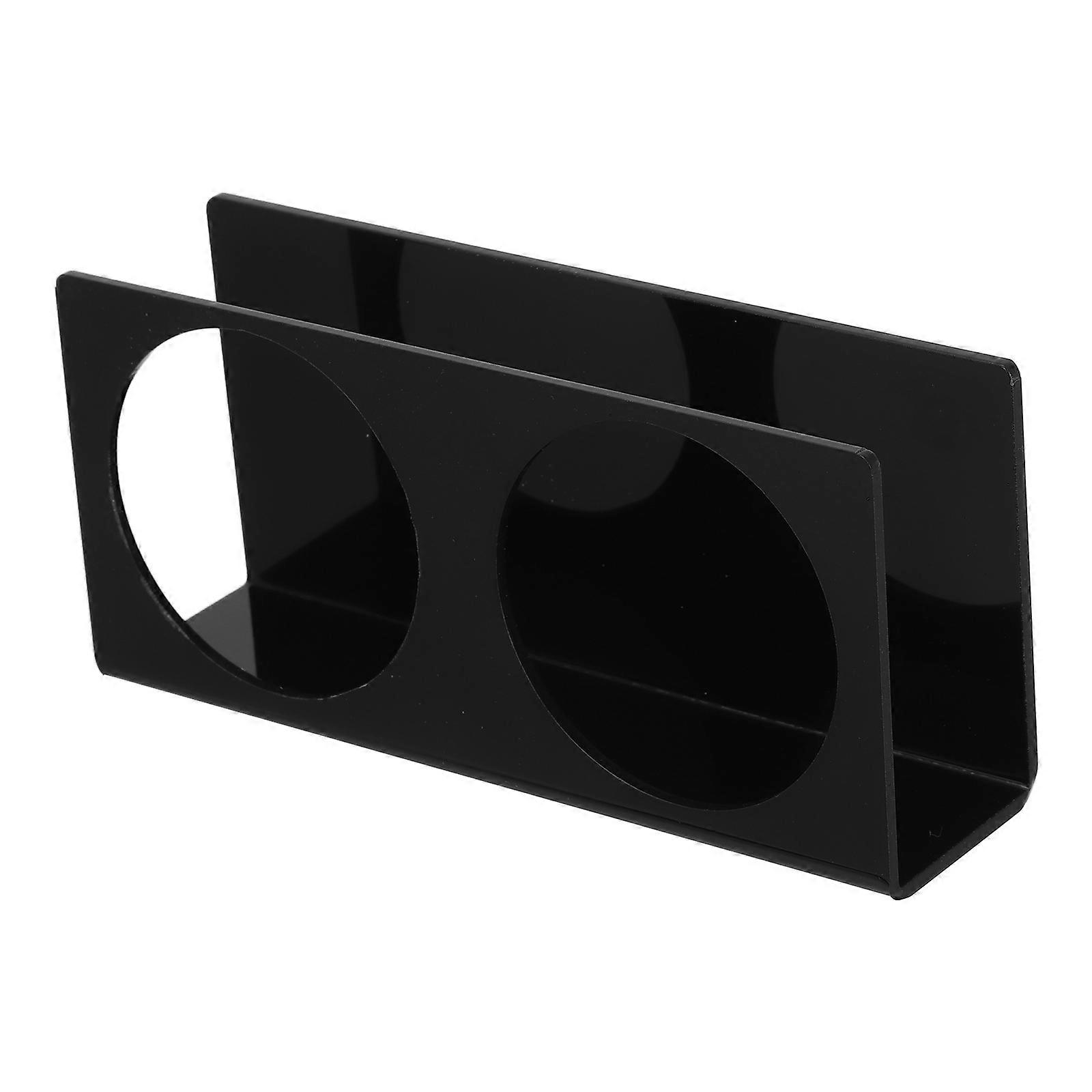 4Pcs Acrylic Beverage Holder Stand With Easy Assembly For Home Use Compact Size 17.00X8.00X4.50CM Space-Saving