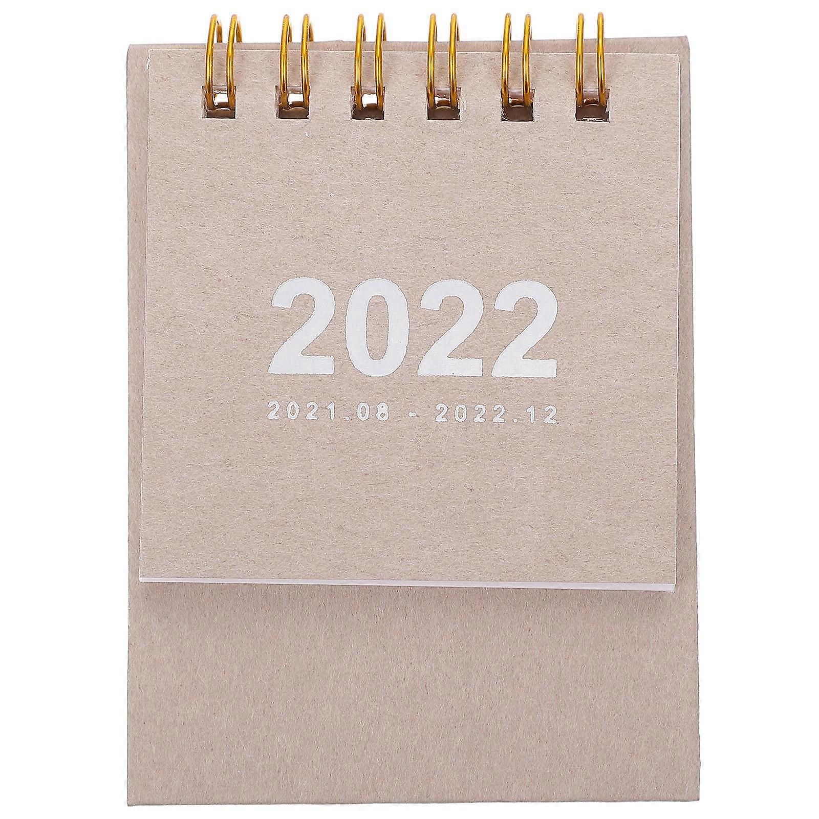 Desk Calendars Mini Calendar Office Use Grey 9X6.5cm Scheduling 1Set
