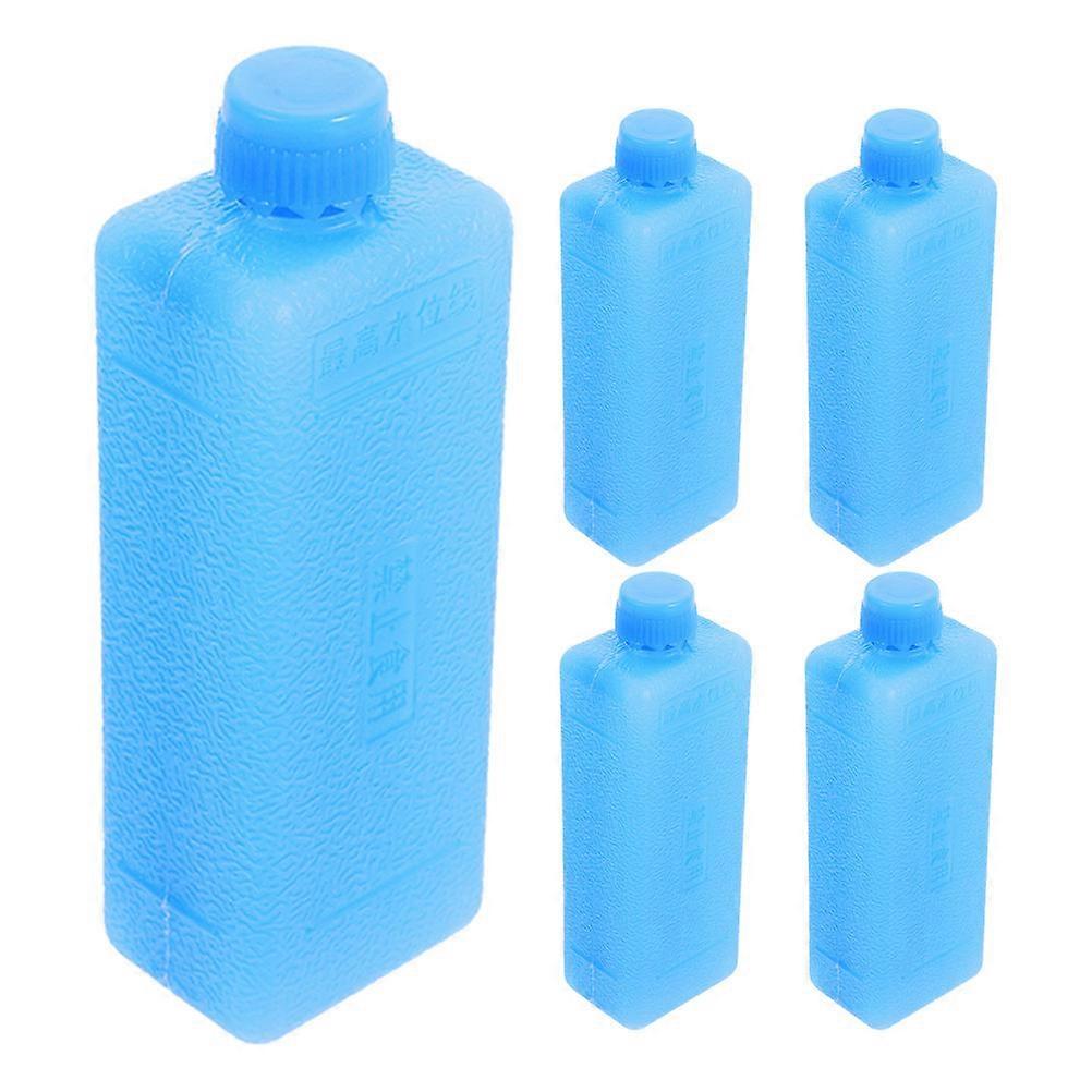 Ice Pack Air Conditioner Cooling Fan for Cooler Use 5Pcs Reusable Pe Blue