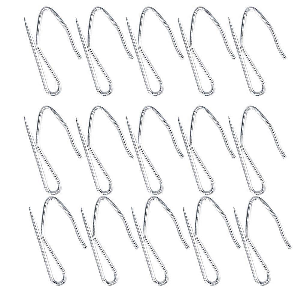Stainless Steel Shower Curtain Hooks Electroplate Hooks 360Pcs Silver