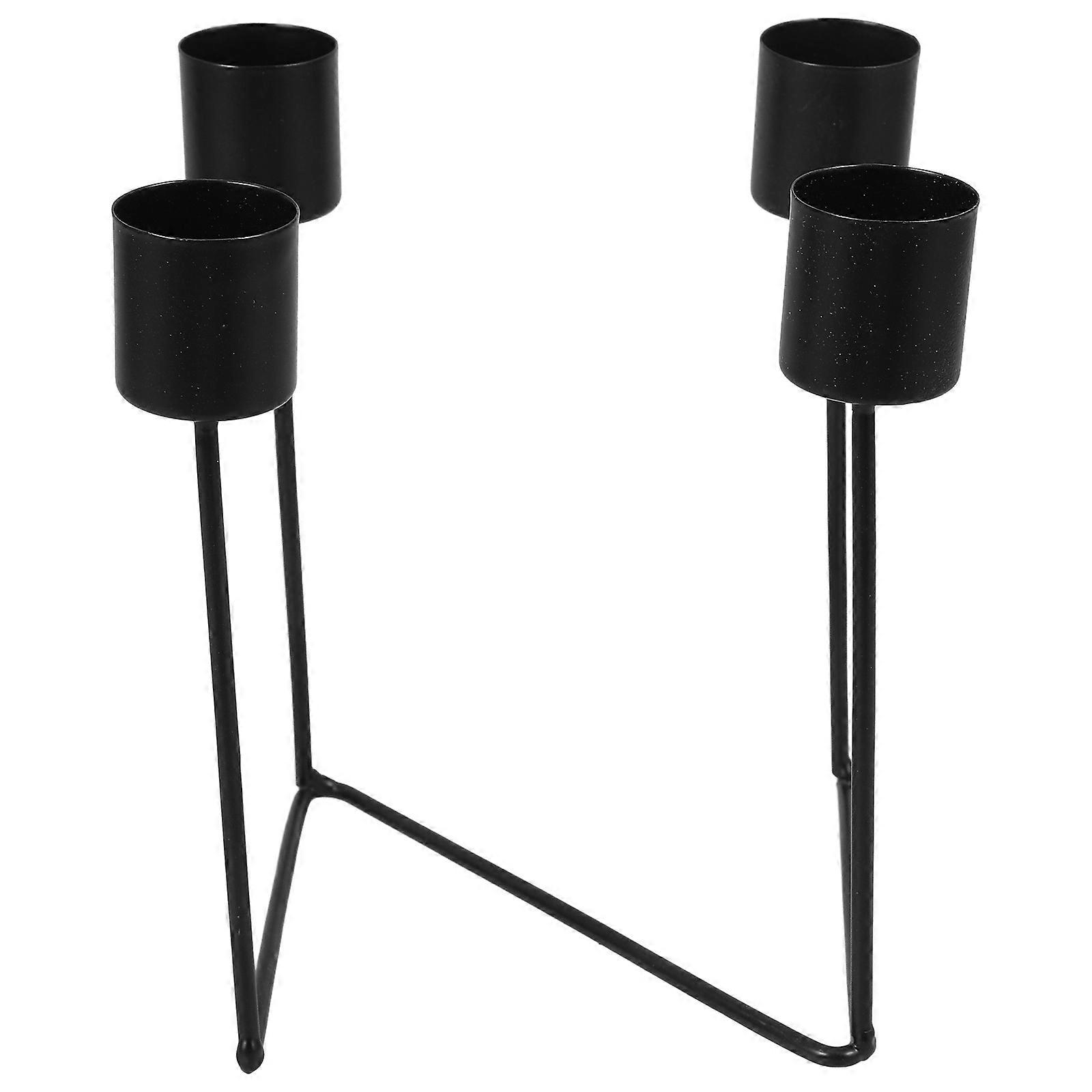 Retro Iron Advent Candle Holder for Decorative Use 5Pcs