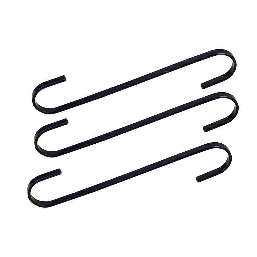 Black S Type Hooks for Hooking 1Pcs Heavy-Duty Rustproof Iron Kitchen Hangers
