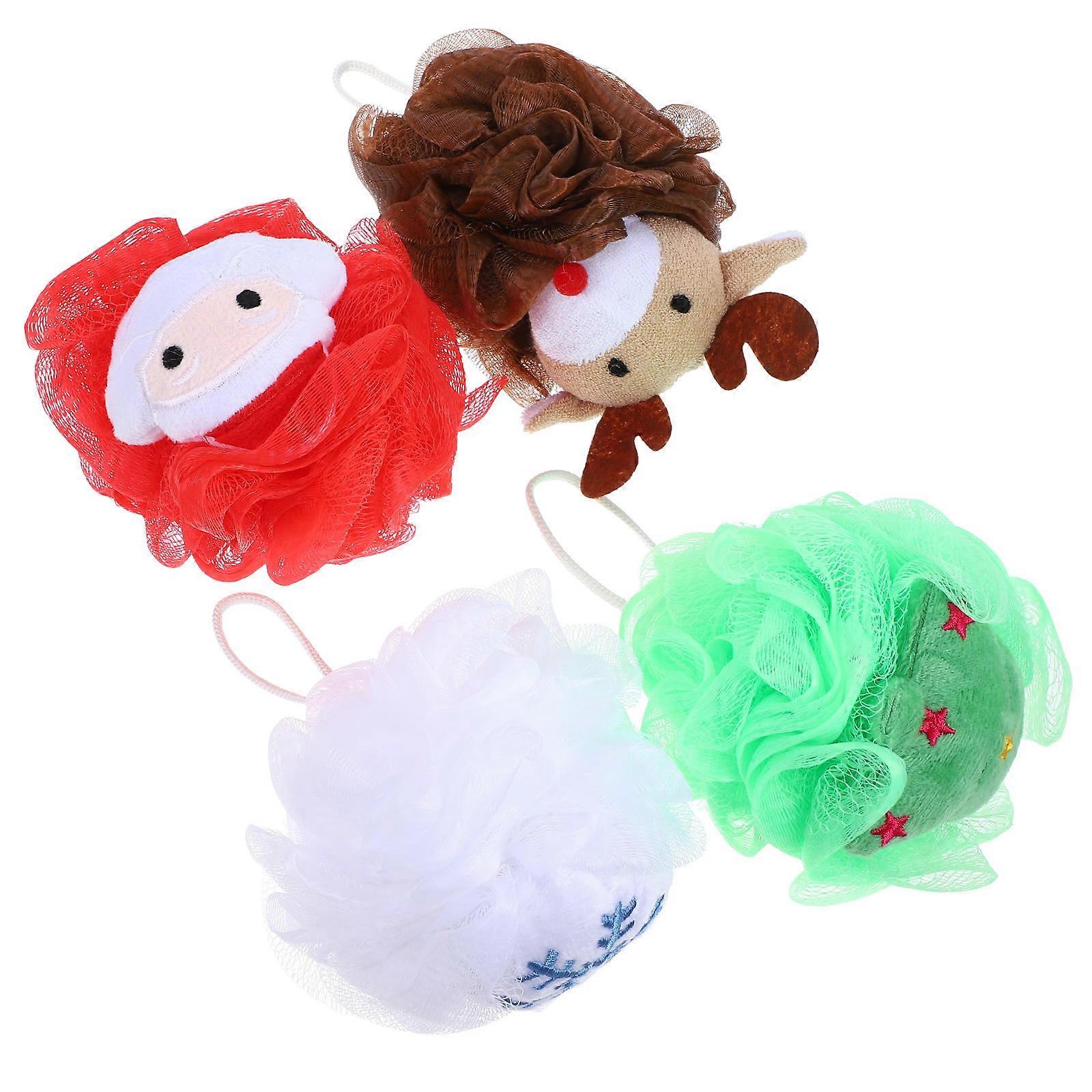 Bathing Bath Balls 12 Pcs Soft Body Scrubber For Massage And Deep Cleansing Ideal For Holiday Gifting In Assorted Color