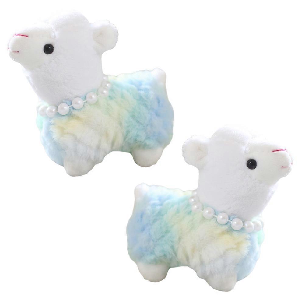 Stuffed Alpaca Keychain Plush Alpaca Keychain for Decoration 8Pcs