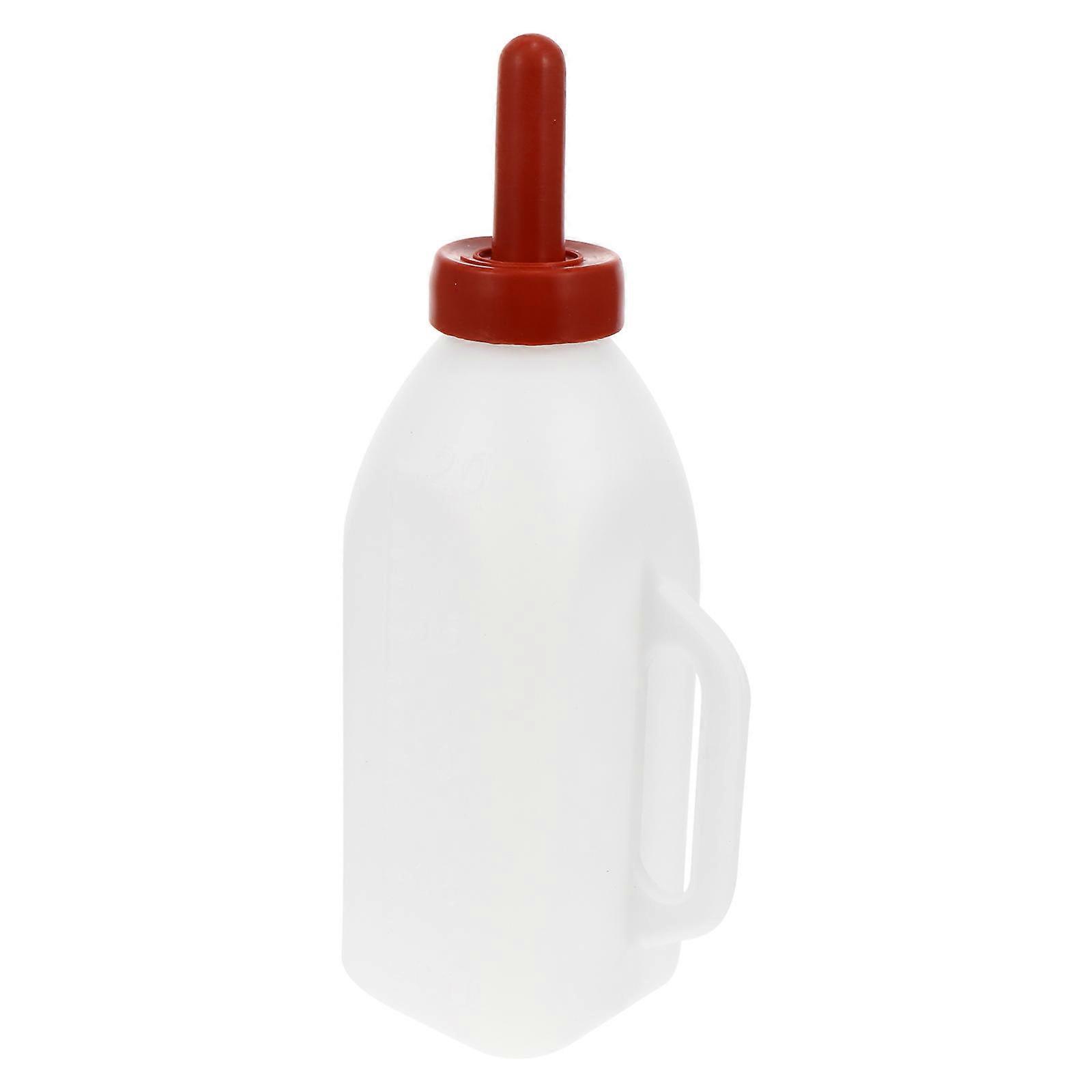 Pet Nursing Bottle Nursing Bottle for Feeding 2Pcs White Plastic Material