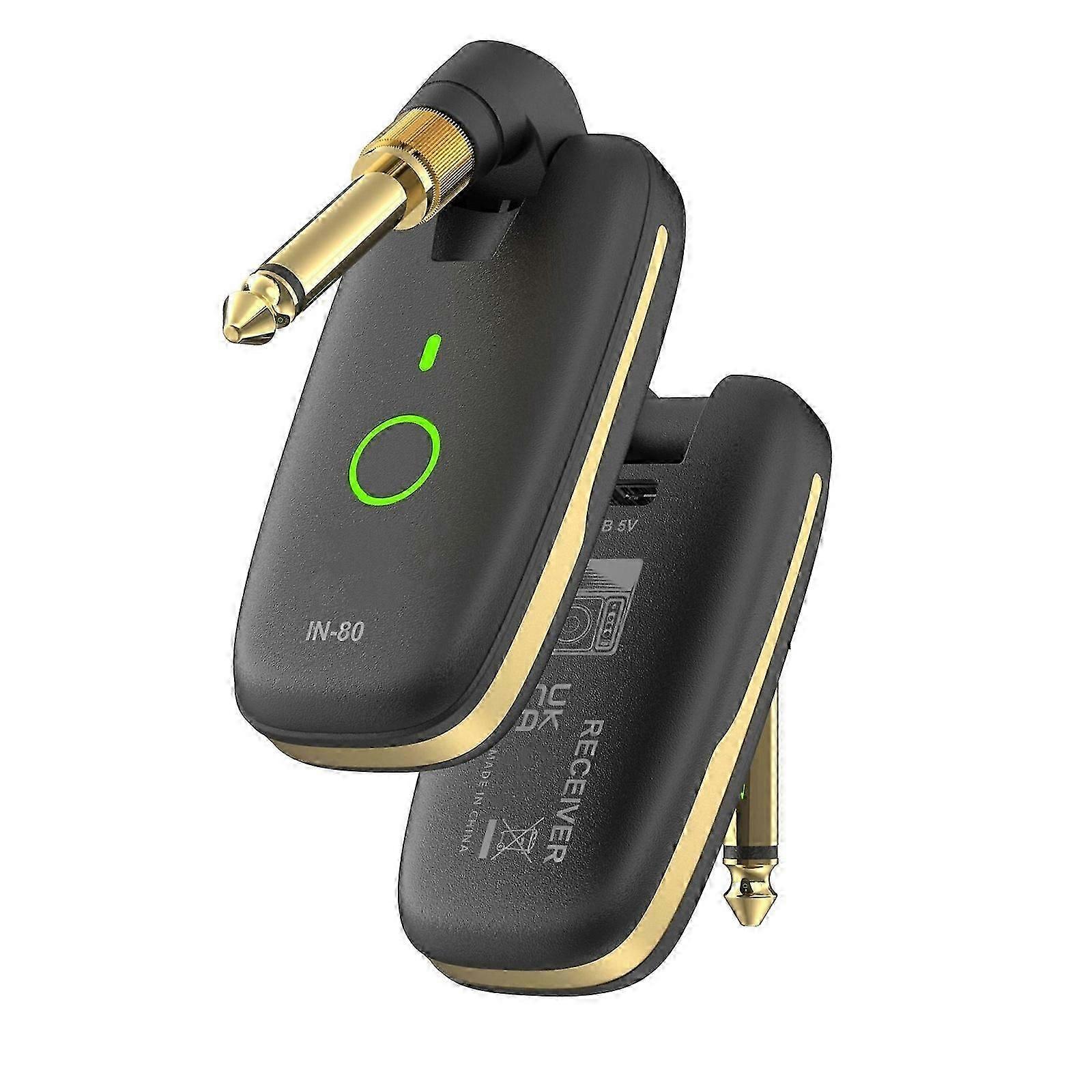 7 Hours Runtime Wireless Guitar Transmitter Receiver Rechargeable Digital Guitar Wireless System