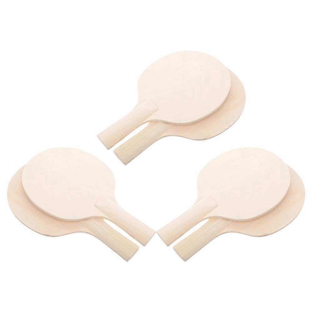 Unfinished Wood Table Tennis Paddle Kit 12 Pcs Designed For Commemorative And Competitive Play For Table Tennis Fans