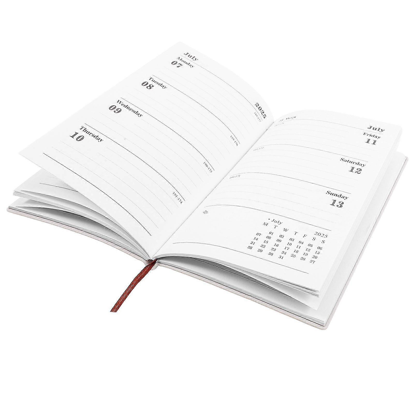 Portable Lavender Planner Notebook for Academic Use 2Pcs Office Planner Organizer