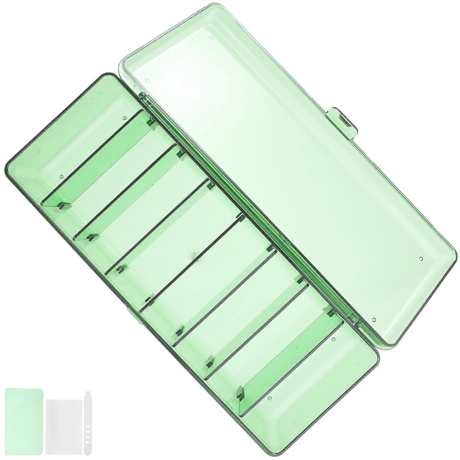 USB Cable Storage Box for Office Green Cord Organizer 3Sets