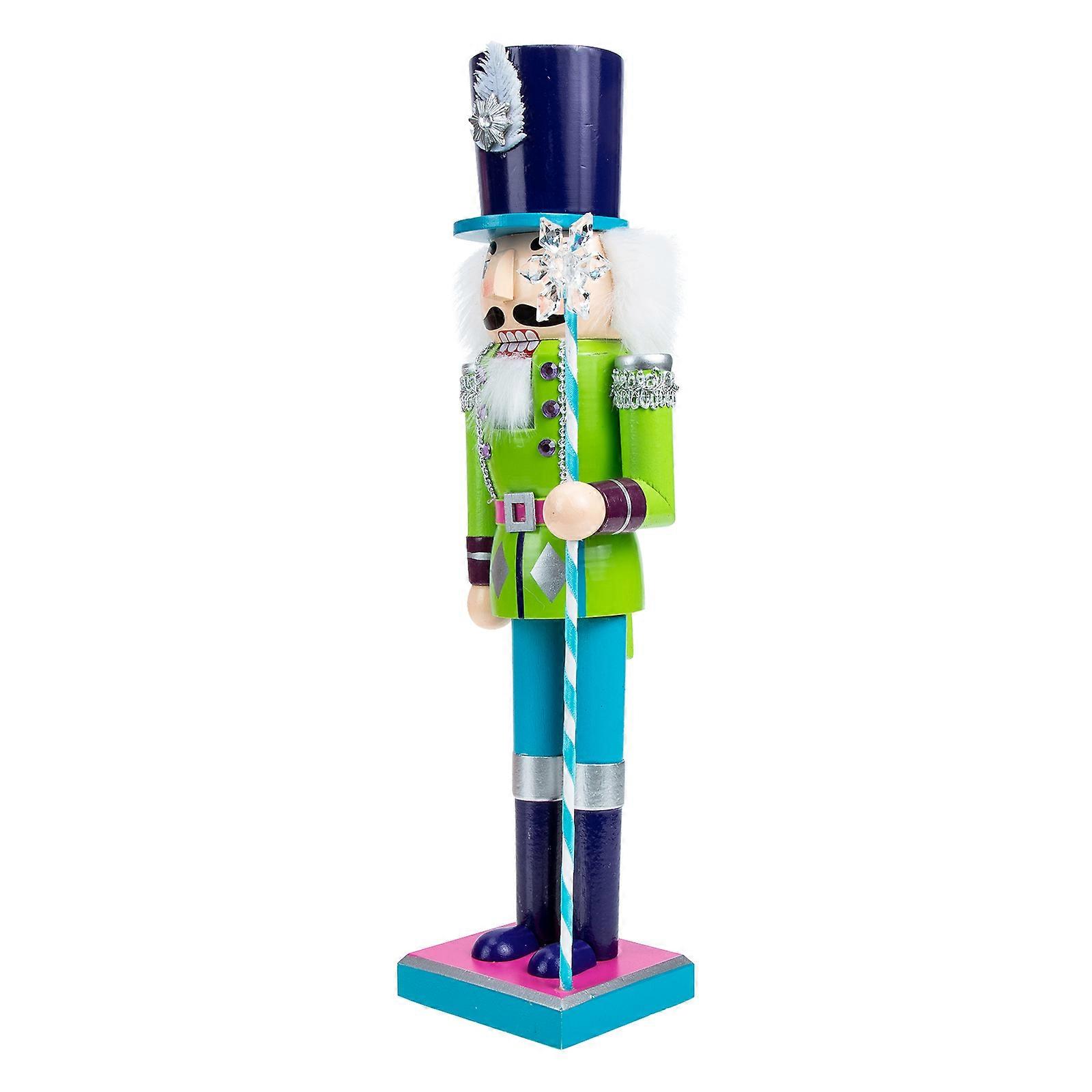 Xmas Nutcrackers Decoration Wood Soldier Nutcracker for 1 Piece