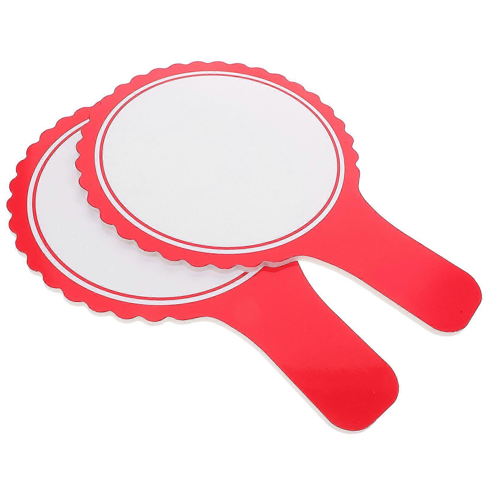 PVC Dry Erase Answer Paddles Handheld White Boards 6Pcs