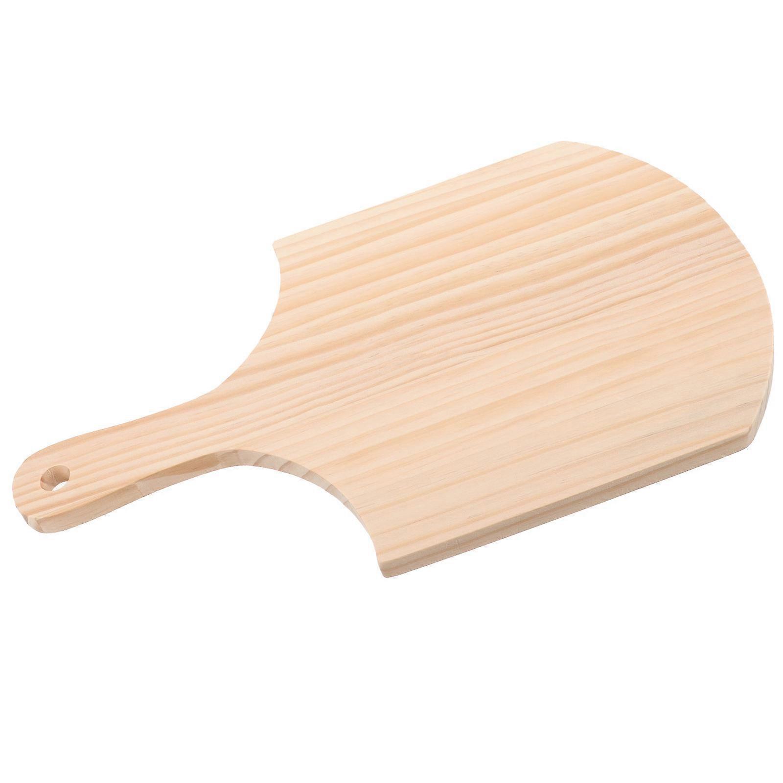 Multi-Function Cutting Board 2Pcs Beige Wooden Kitchen Accessory 42x25cm Ideal For Prep