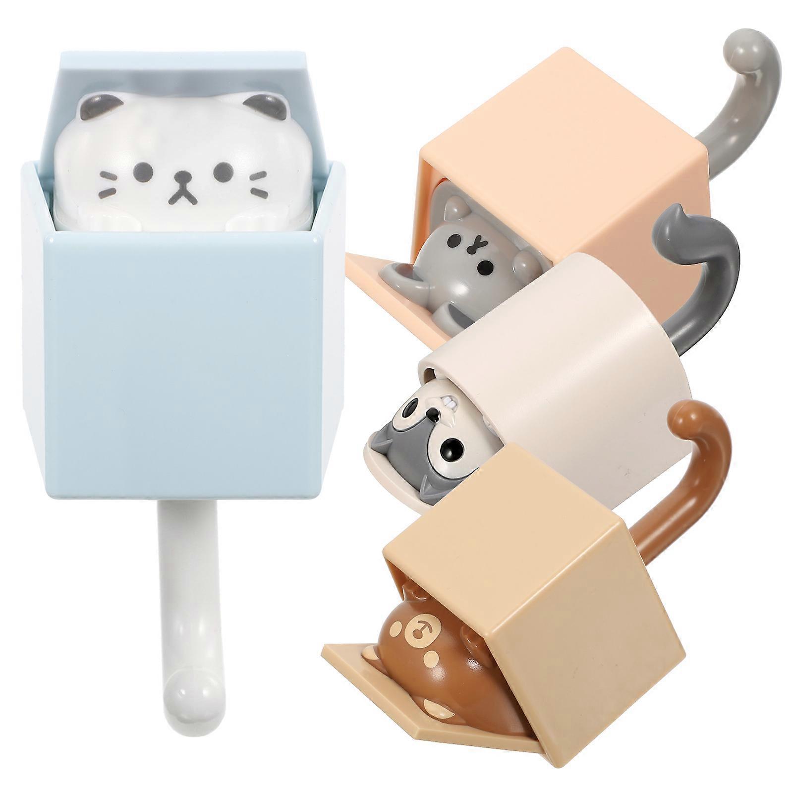 Cartoon Wall Hooks Cute Animal Hooks for Storage 8Pcs Set