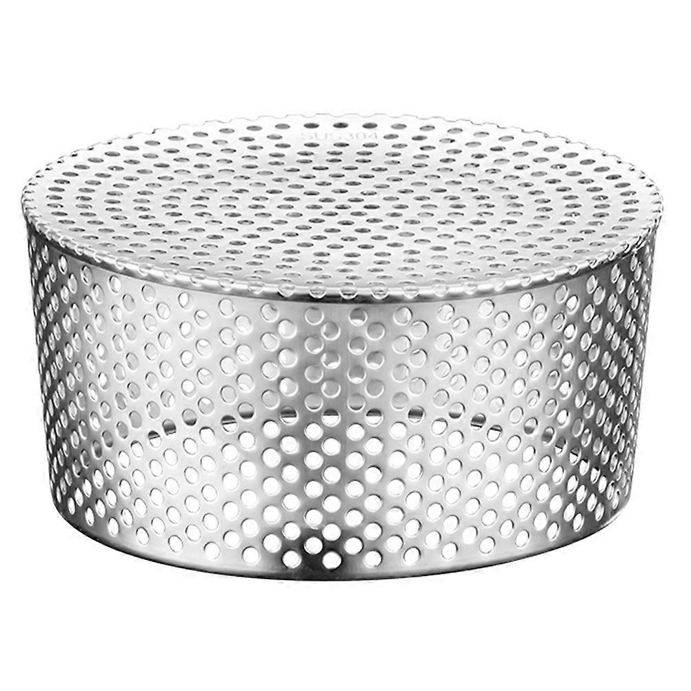 Outdoor Roof Anti-blocking Drain System In Silver For Filtering Debris And Leaves Set