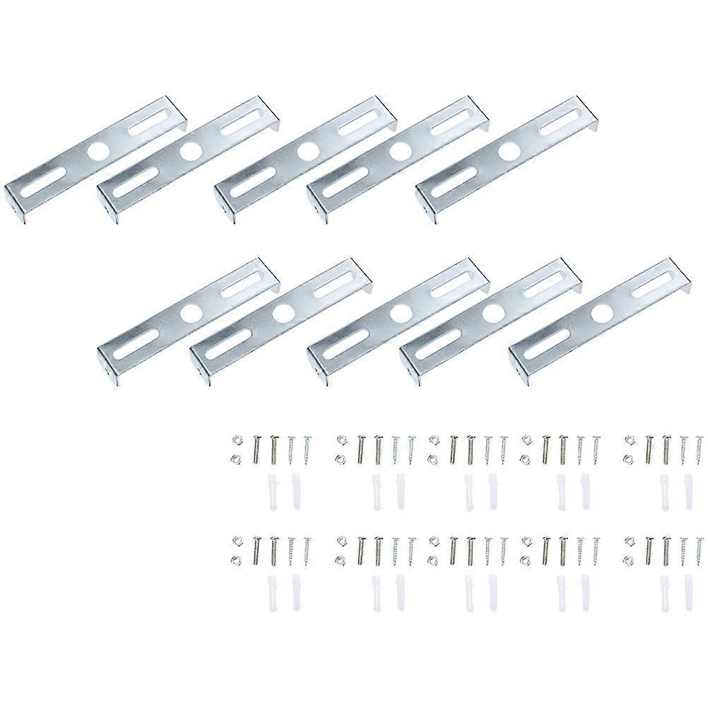 Ceiling Light Brackets Light Fixture Mounting Bracket for Holding Use 15Pcs Silver