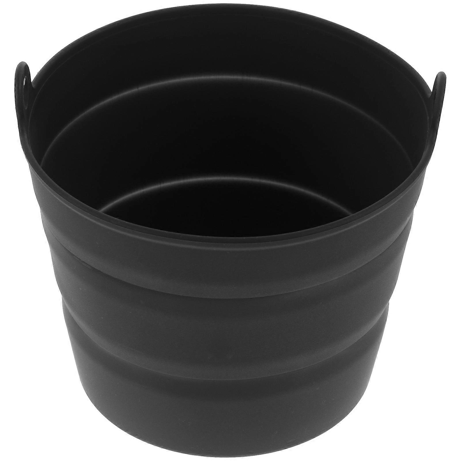 Grill Accessory Silicone Foldable Bucket for Oil Liner 5Pcs