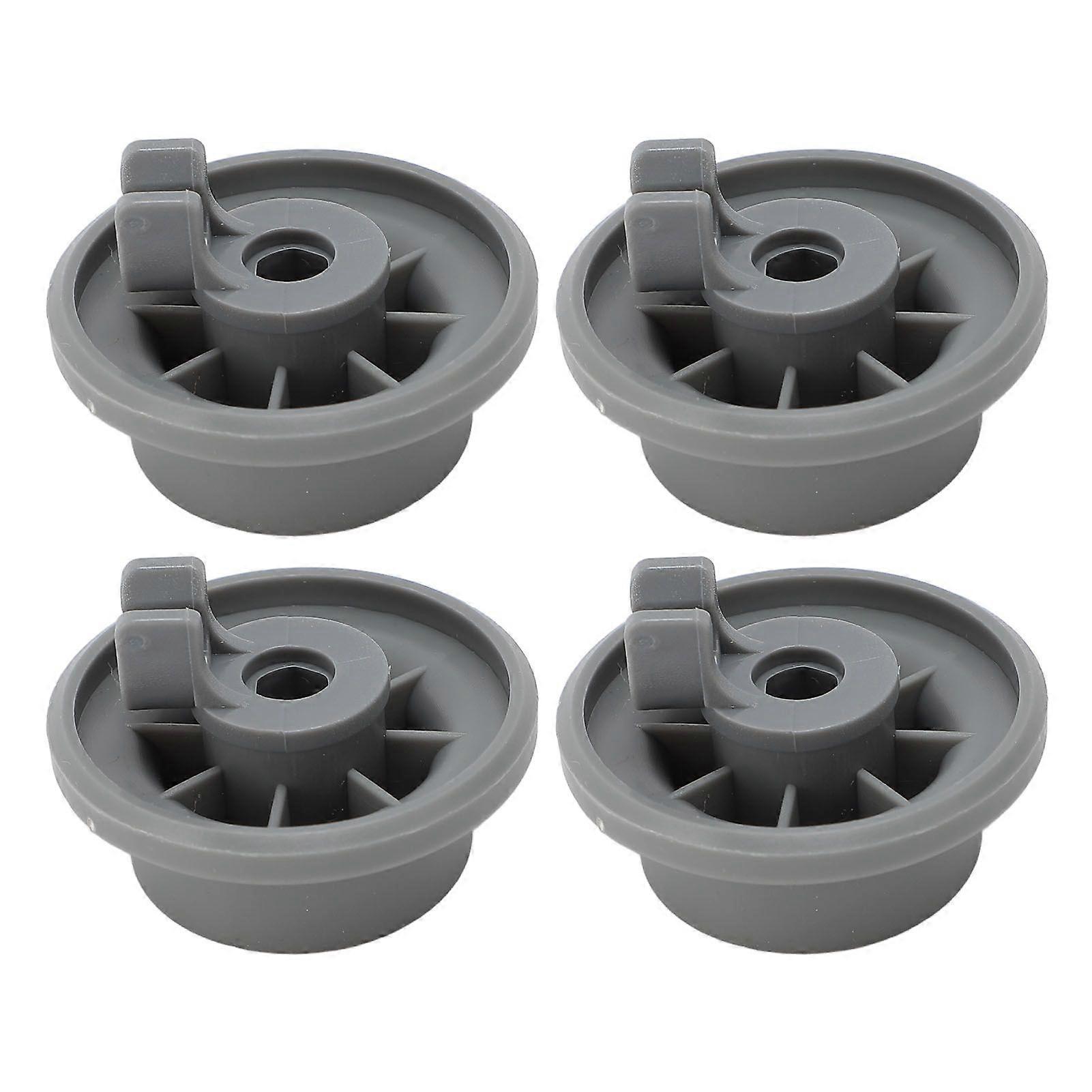 4PCS Dishwasher Lower Rack Wheels for Neff 165314 Lower Basket Rail Replacement Roller