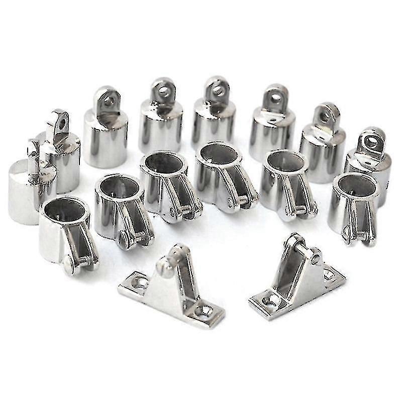 ボートアクセサリーマリン316ステンレススチール4弓ビミニトップボートステンレススチール継手マリンハードウェアセットヨットアクセサリー