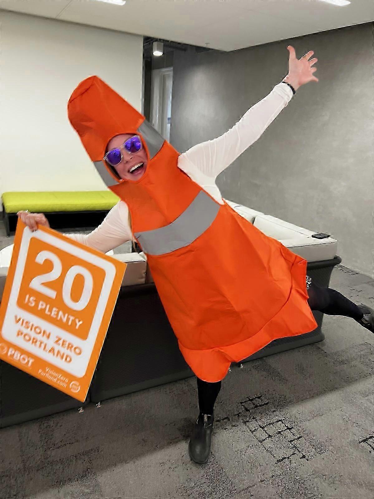 Trafikkon kostym, rollspel cos fest kostym