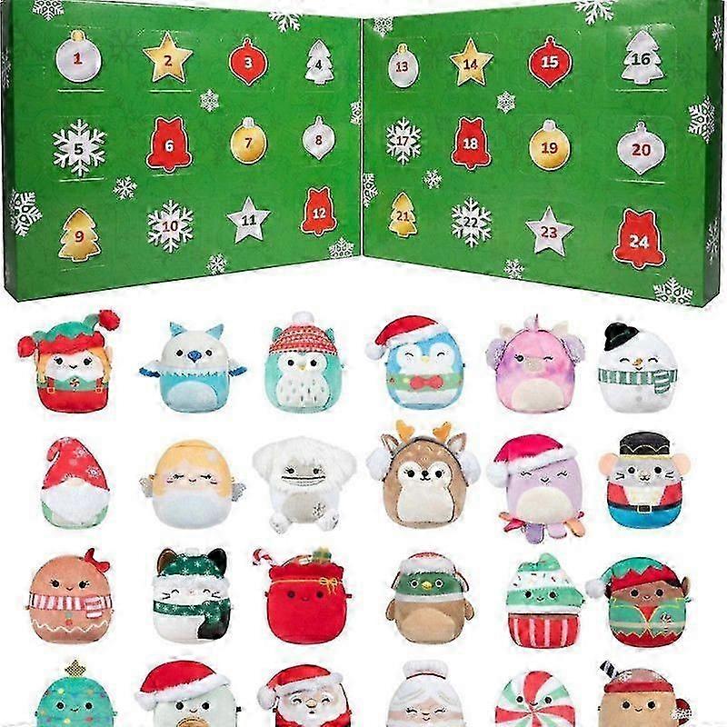 Adventný kalendár s 24 mikrosmallows, adventný kalendár Squishmallows 2025