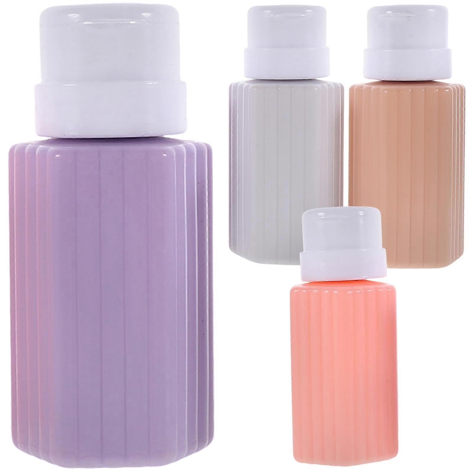 Nail Polish Remover Pump Bottles for Storage Use 12Pcs Refillable Liquid Pumps