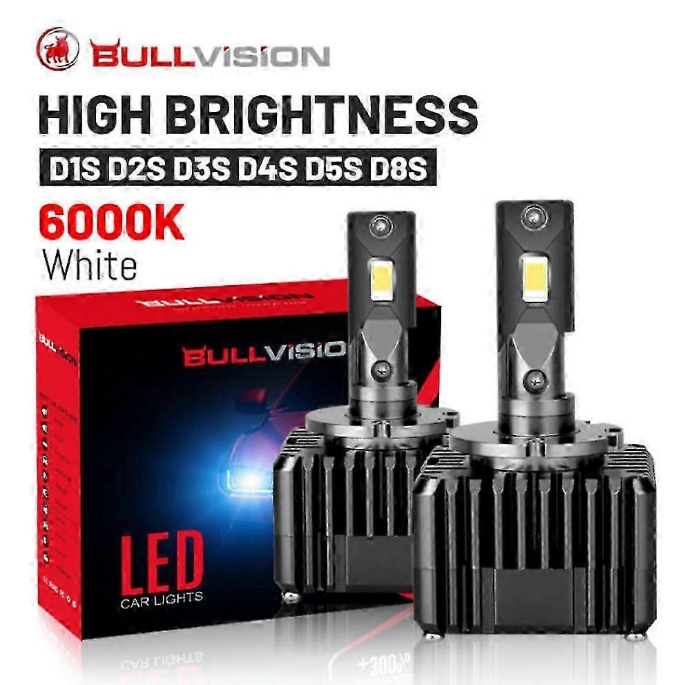 Bullvision HID Voiture Xénon Lumière D1s D3s LED D2s Canbus 30000lm D4s D5s D8s CSP Puce D1r D2r D3r D4r Canbus Aucune Erreur 35w HID Ballast Bull Vision