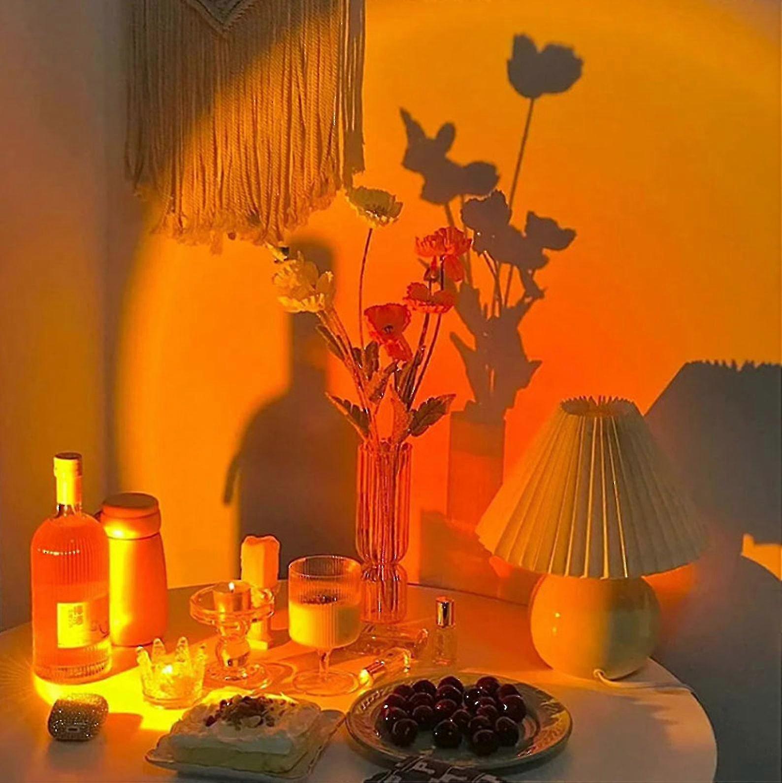 Rainbow Lamp Sunset Lamp Projector For Photography, Partys, Mood Lamp