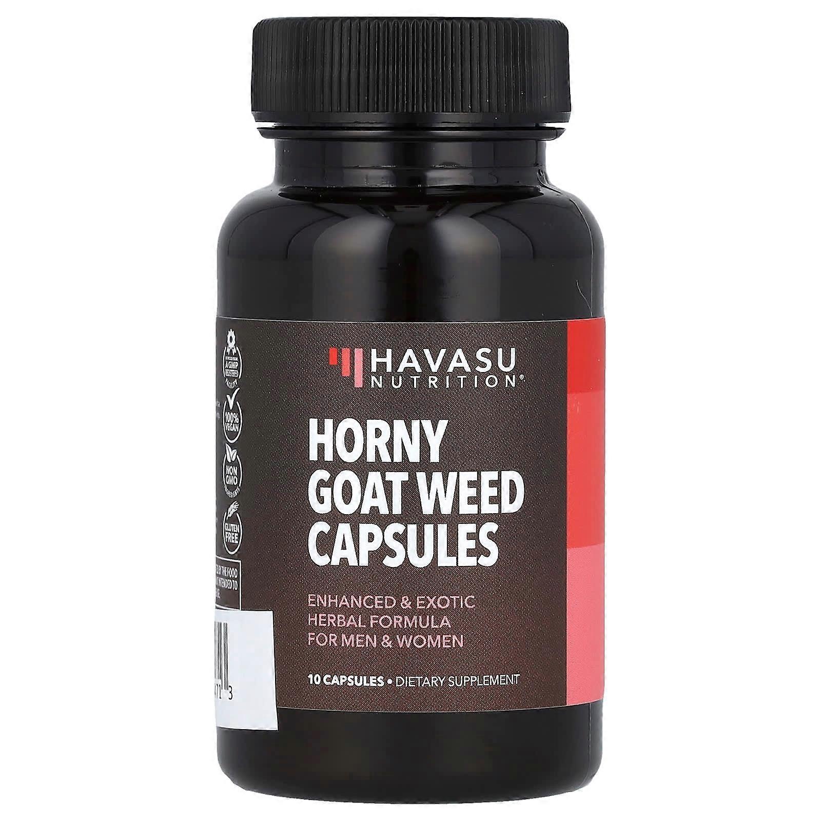 Horny Goat Weed, 10 Capsules
