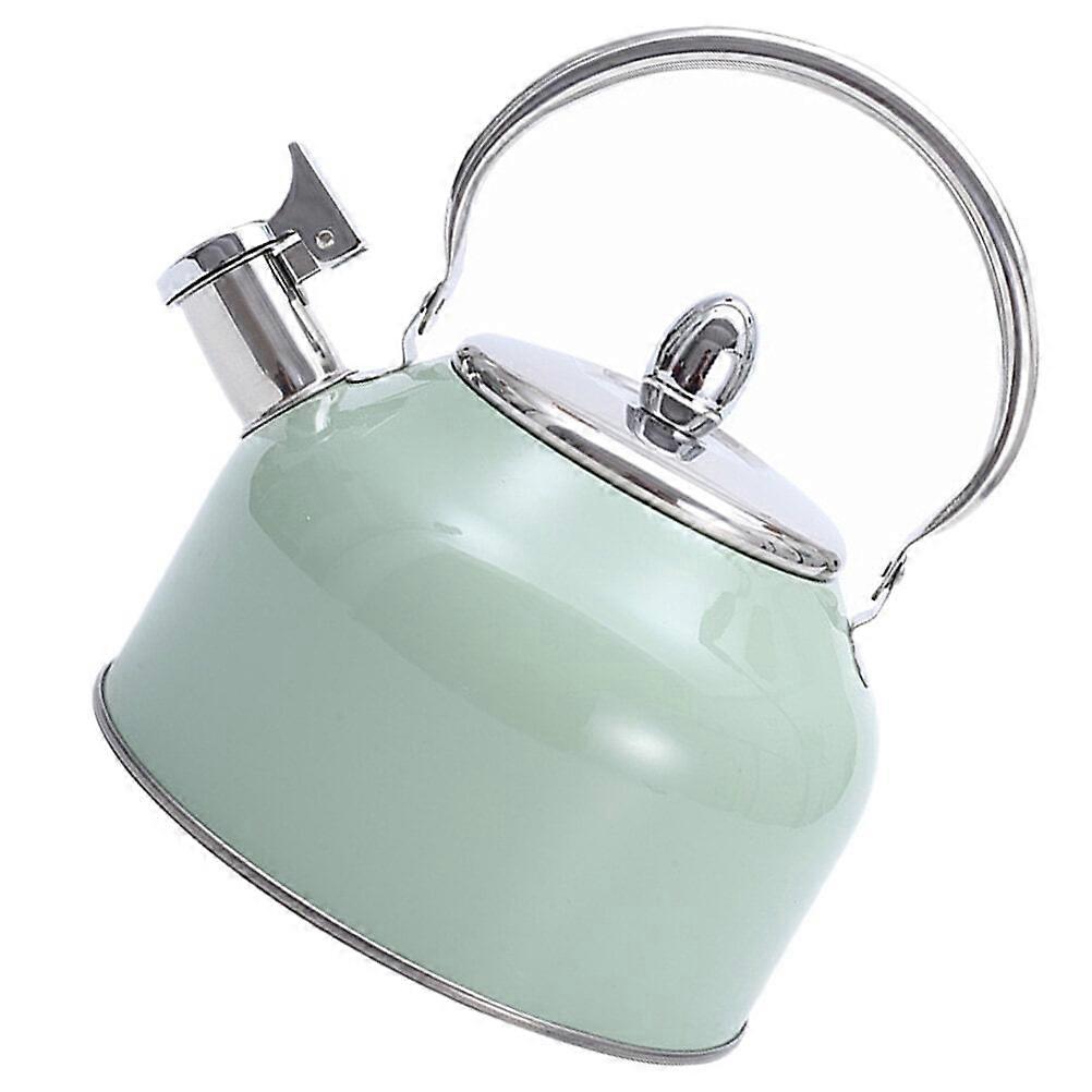 1pc Whistling Tea Kettle with Portable Handle Home Teakettle (Assorted Color)