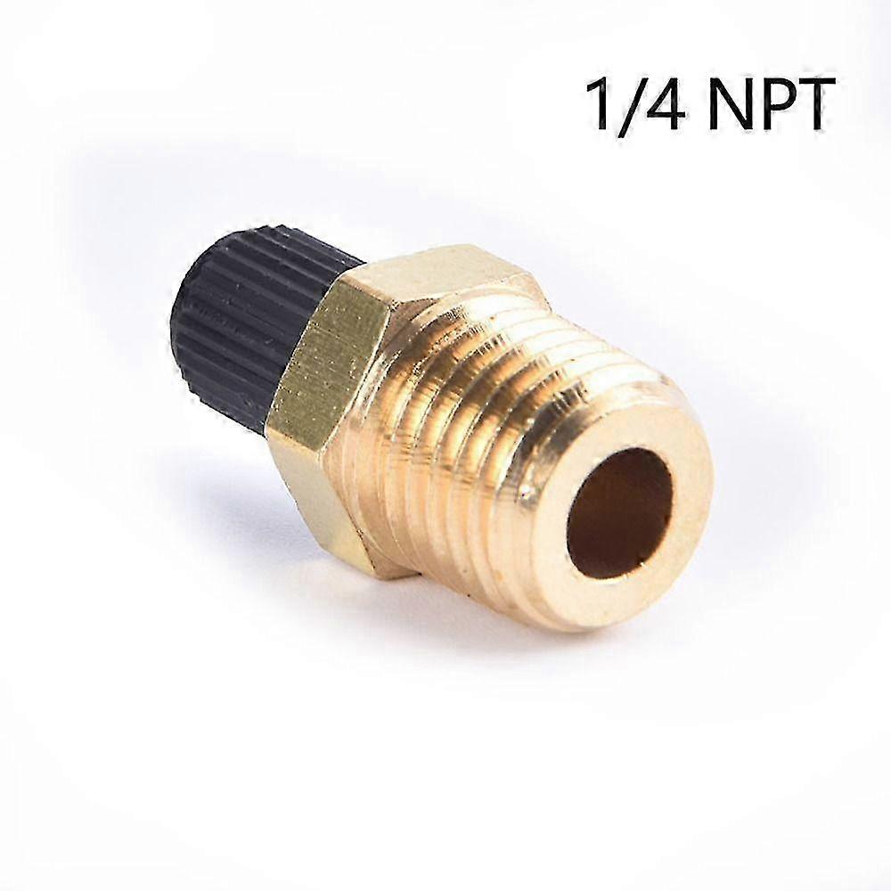 Messinkinen Schrader-venttiili 1/4 NPT 1/8 NPT M10 auton rengasventtiilin ytimen kuparin vaihtoon