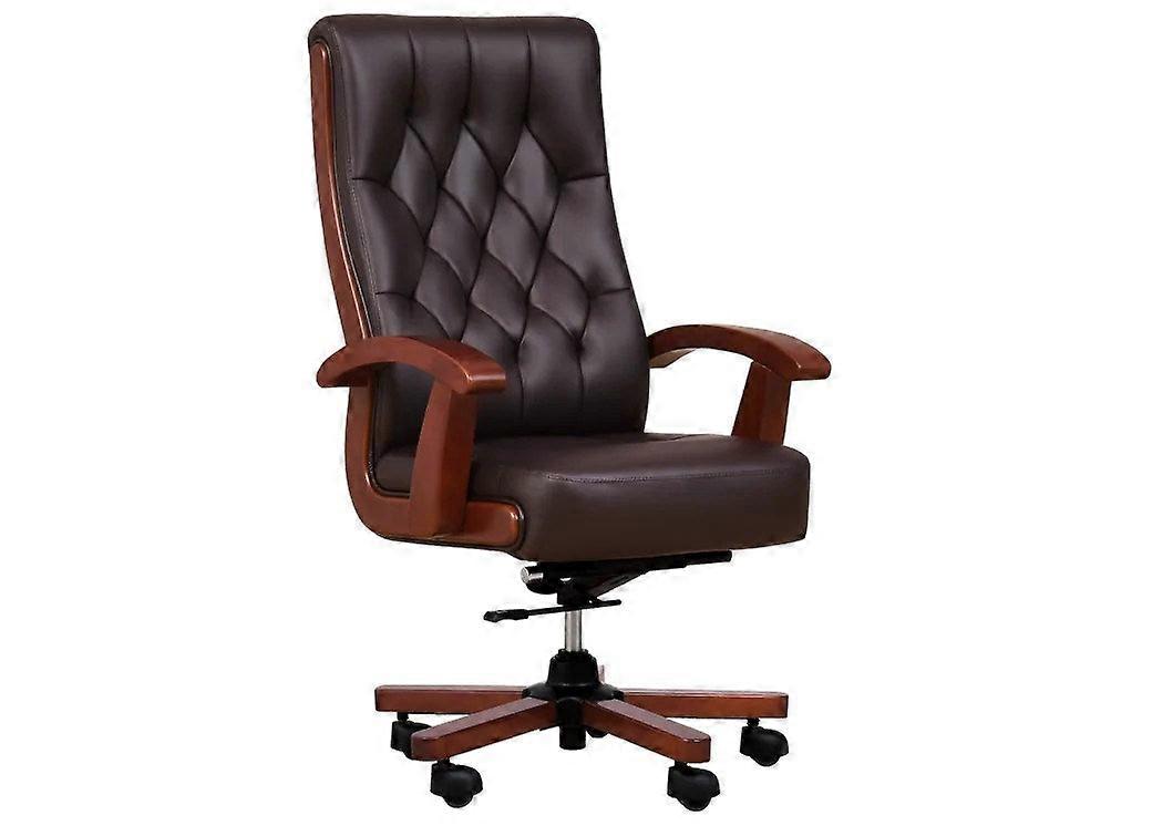 Consul Bruin Lederen Fauteuil