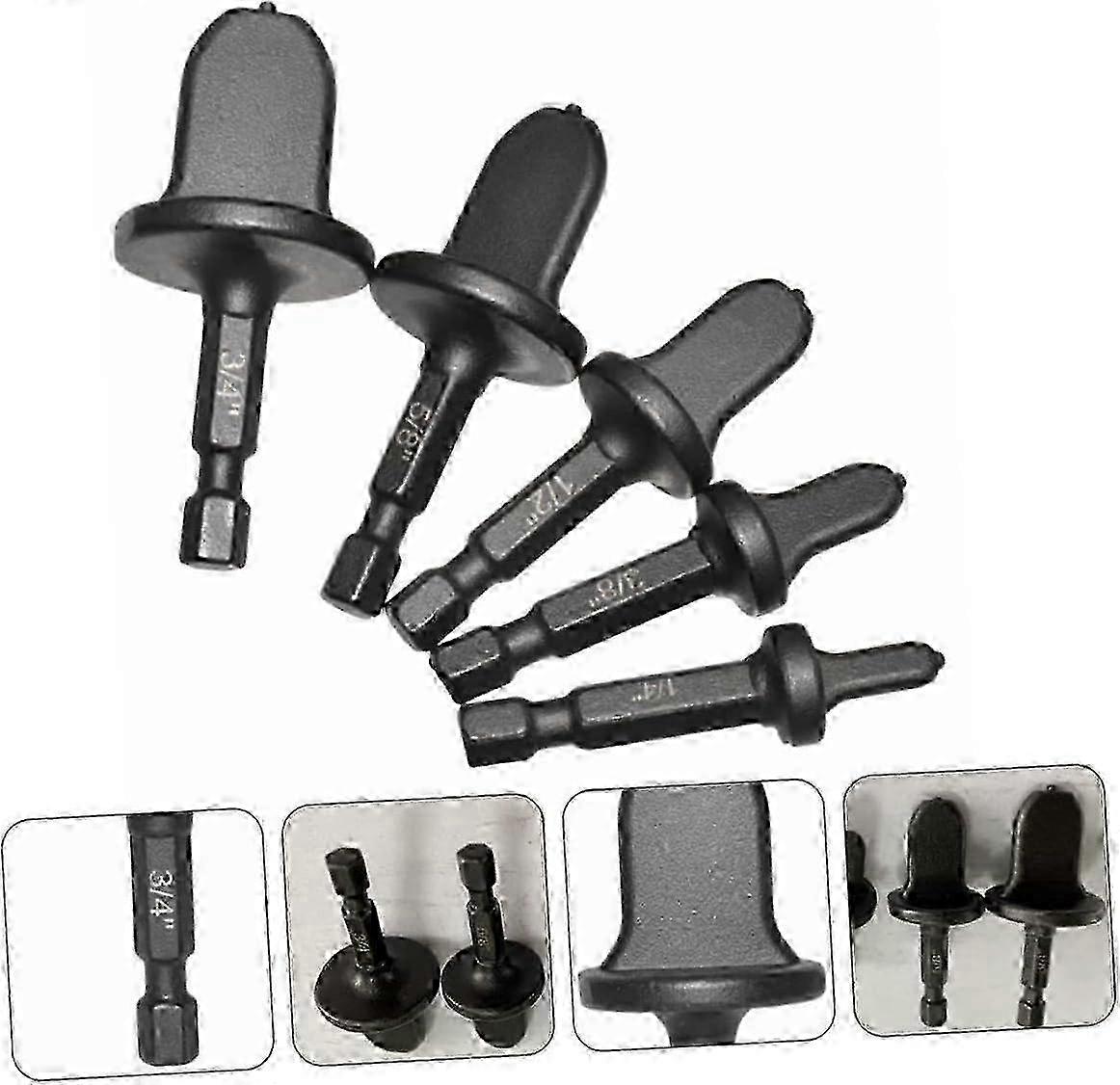 5 Pcs Manual Copper Pipe Swaging Tool for Expansion