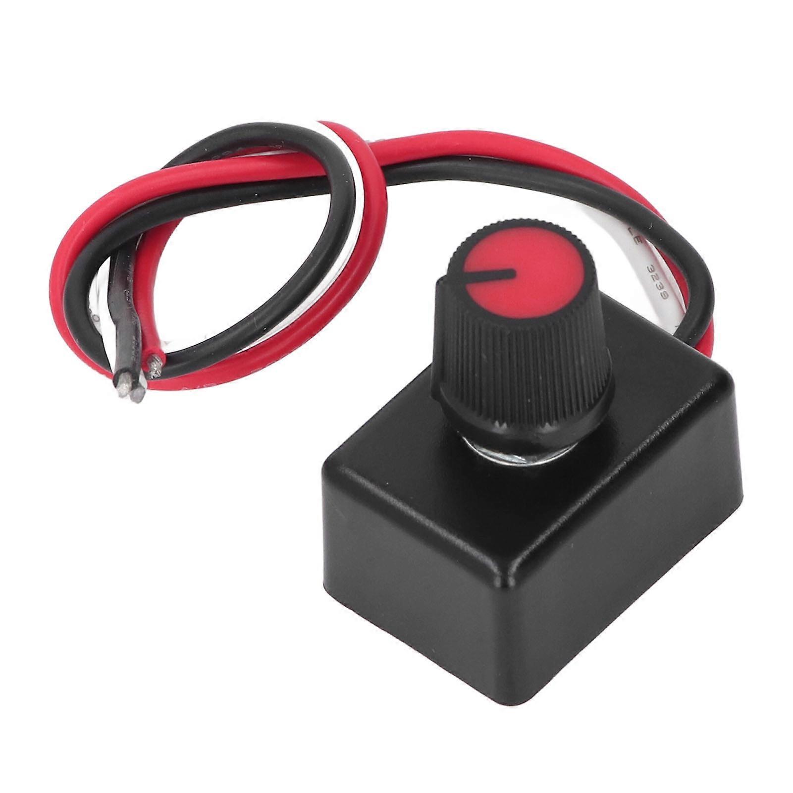 12-24V Dimmer Knob Controller Rotary Mini Switch PWM Dimming for RV Cruise Boat Interior Decoration Lighting 